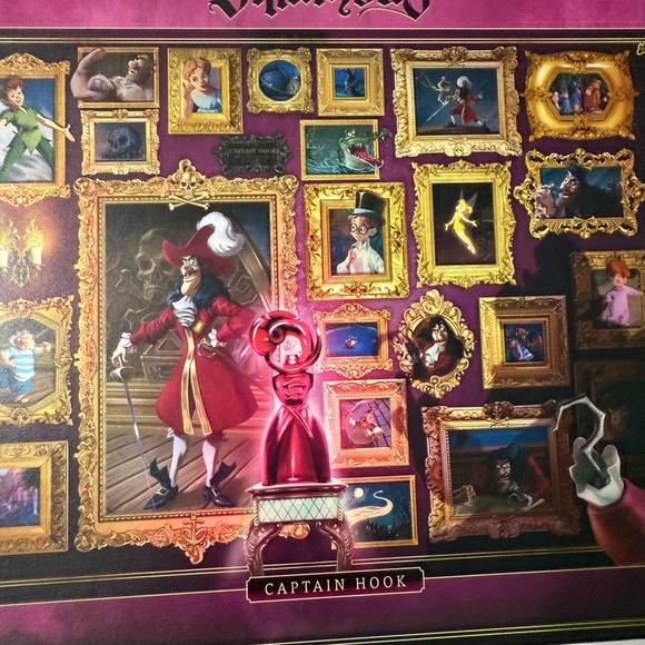 Ravensburger Villainous Captain Hook 1000-Piece Puzzle - Purple and Gold - Picture 2 of 6